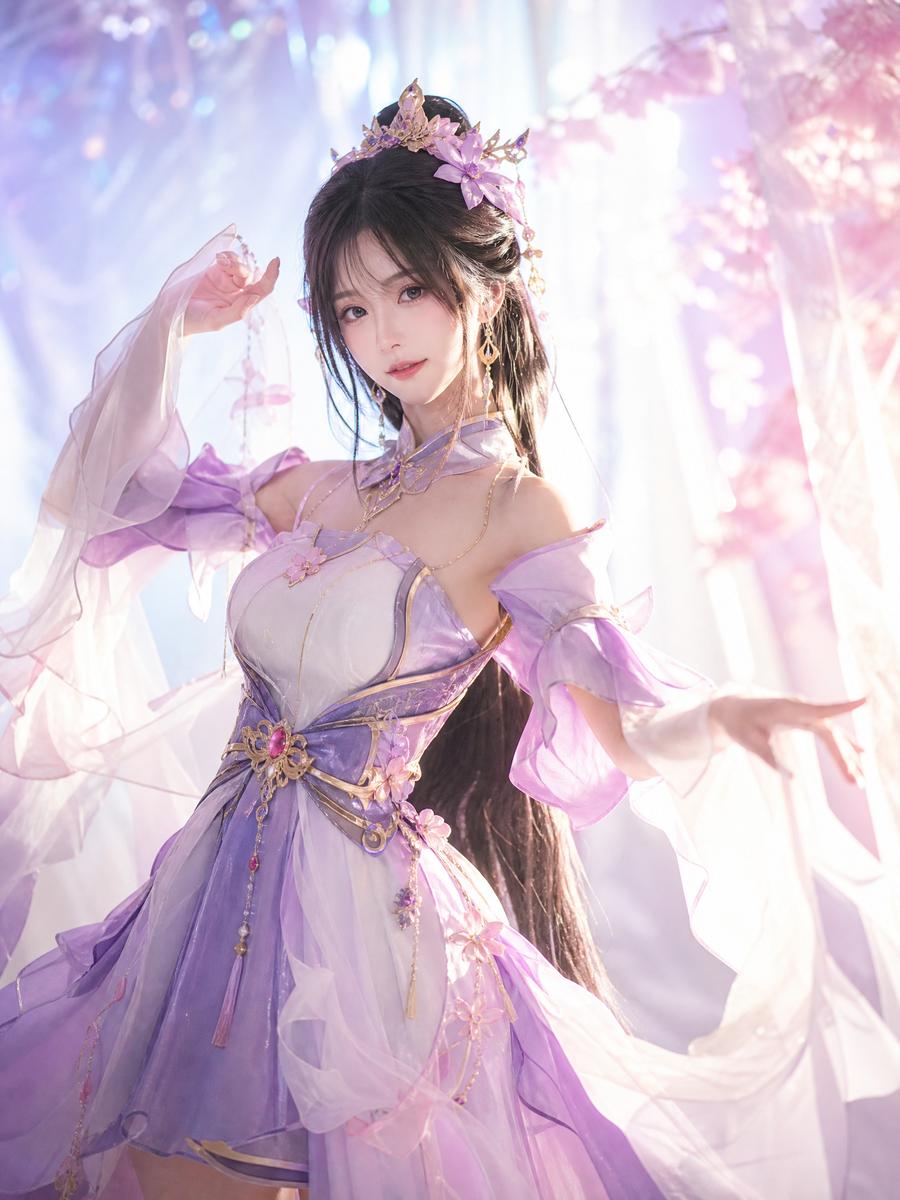糖心vlog cosplay视频演示：汉服古风造型全过程